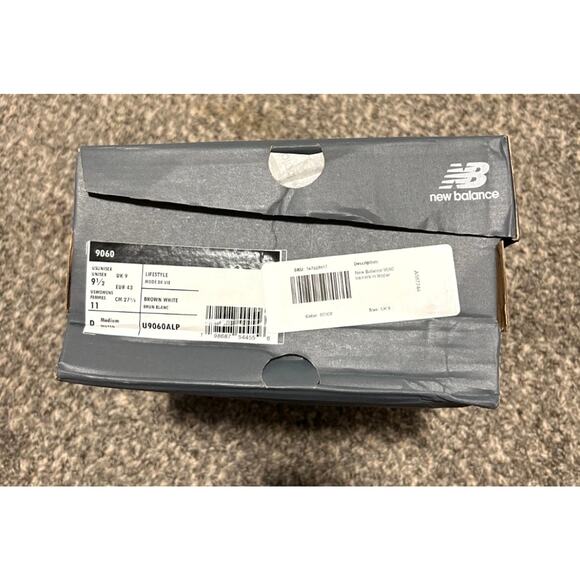 New Balance 9060 x  Exclusive Brown Leopard Unisex Shoes - Damaged box